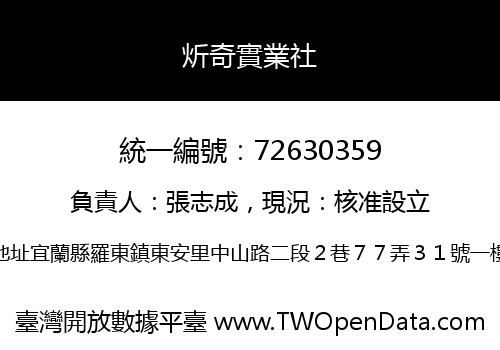 炘奇實業社