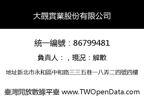 大觀實業股份有限公司