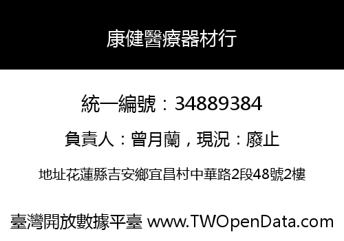 康健醫療器材行