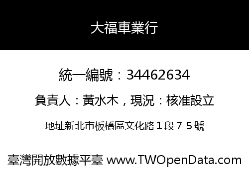 大福車業行