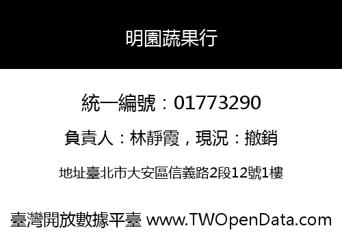 明園蔬果行