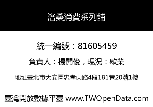 洛桑消費系列舖