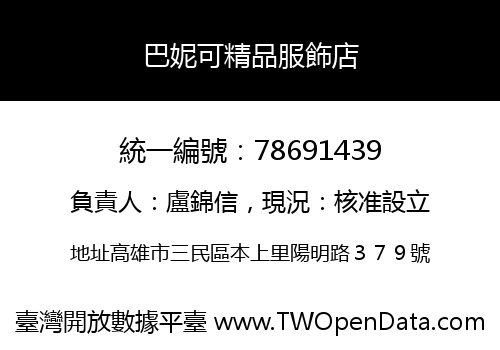 巴妮可精品服飾店