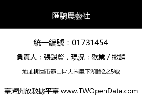 匯騎農藝社