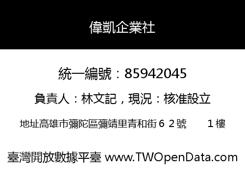 偉凱企業社