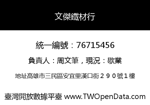 文傑鐵材行