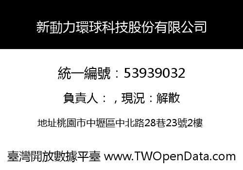 新動力環球科技股份有限公司