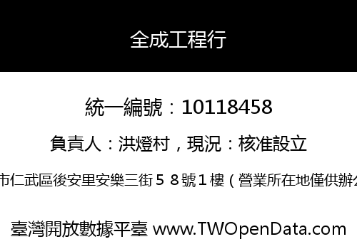 全成工程行