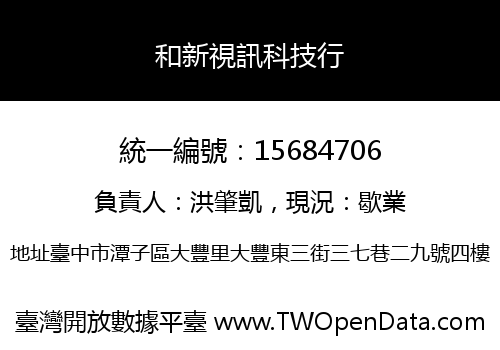 和新視訊科技行
