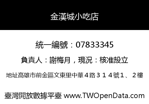 金漢城小吃店