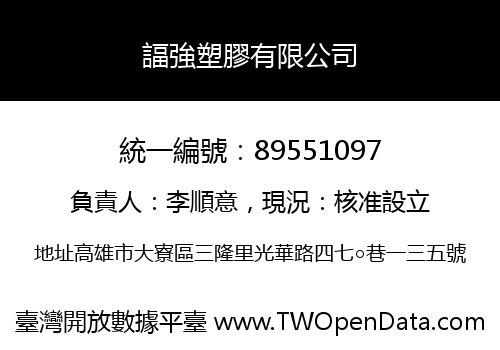 諨強塑膠有限公司