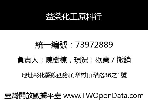 益榮化工原料行