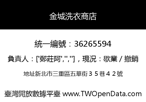金城洗衣商店