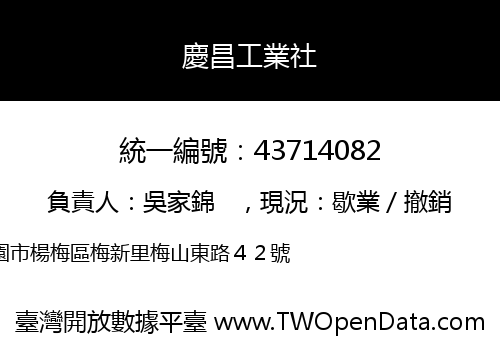 慶昌工業社