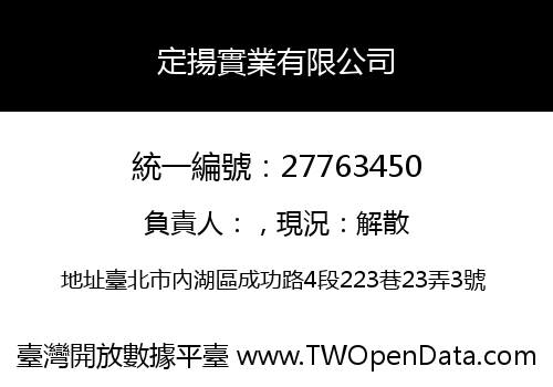 定揚實業有限公司