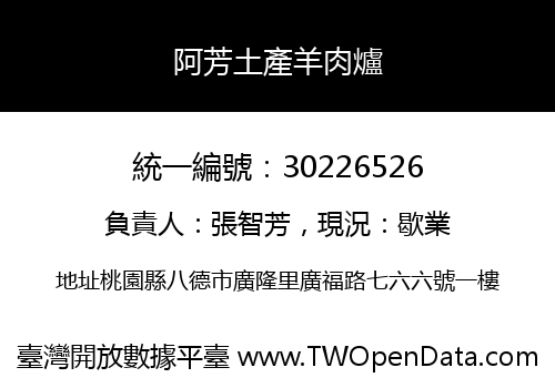 阿芳土產羊肉爐