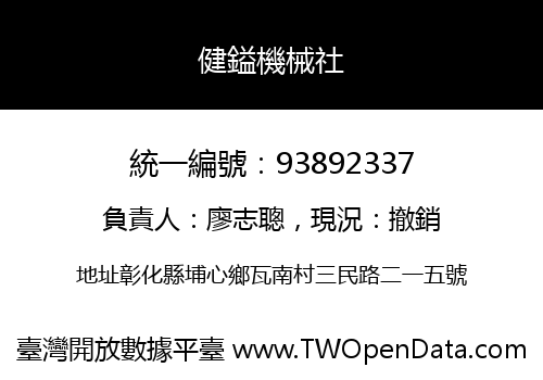 健鎰機械社