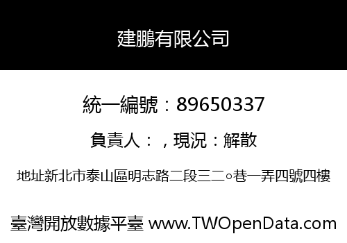 建鵬有限公司