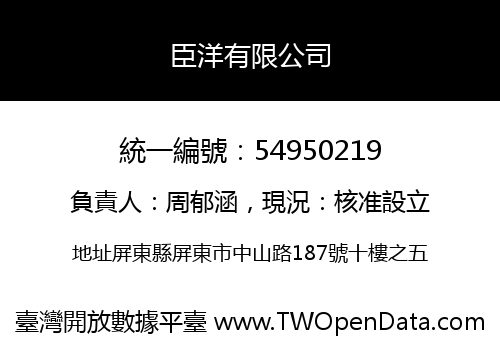 臣洋有限公司