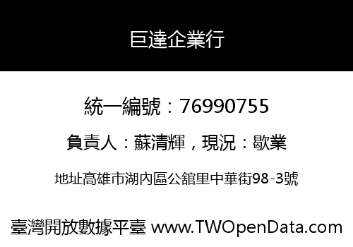 巨達企業行