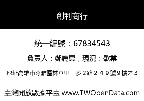 創利商行