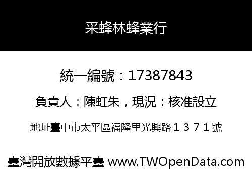 采蜂林蜂業行
