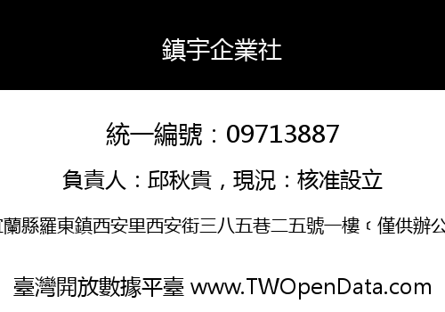 鎮宇企業社