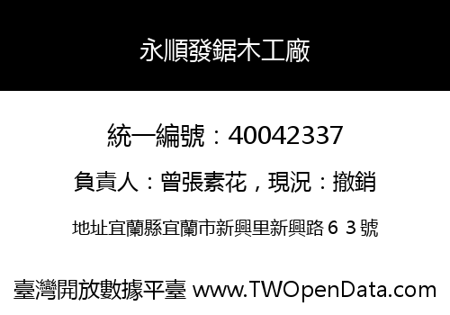 永順發鋸木工廠