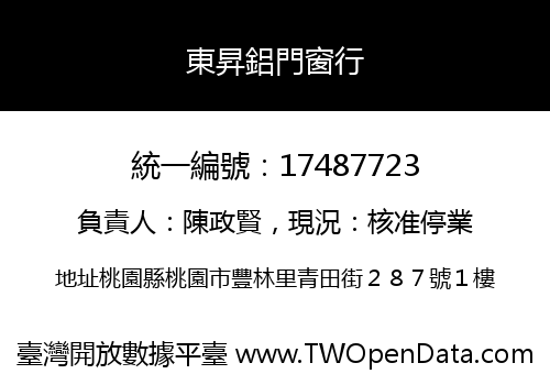 東昇鋁門窗行