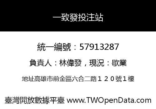 一致發投注站