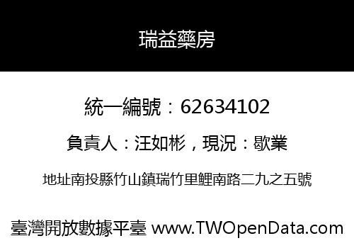 瑞益藥房