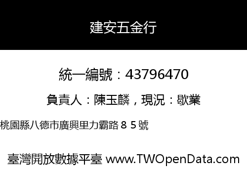 建安五金行