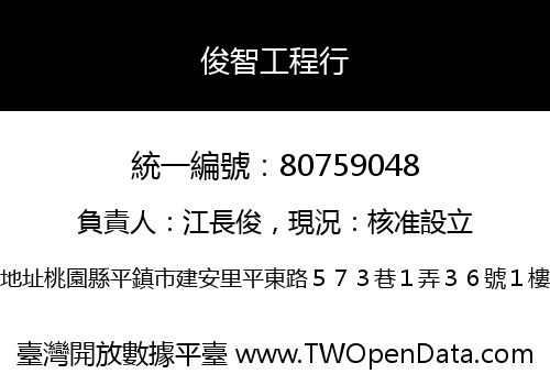 俊智工程行