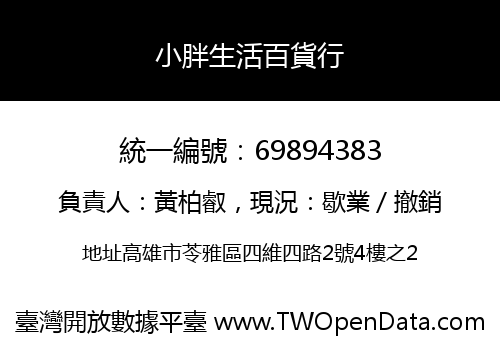 小胖生活百貨行