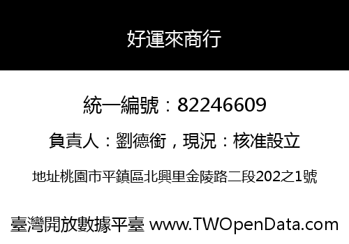 好運來商行