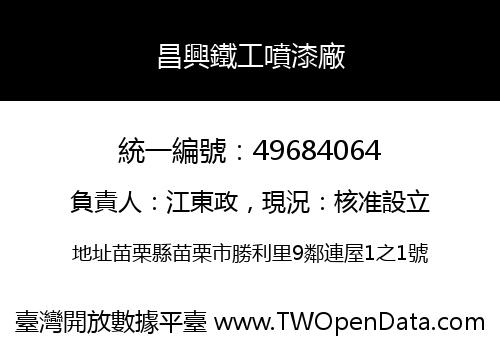昌興鐵工噴漆廠