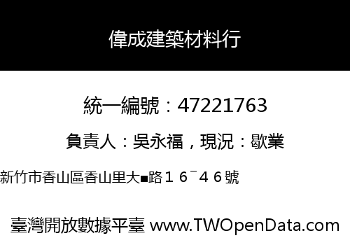 偉成建築材料行