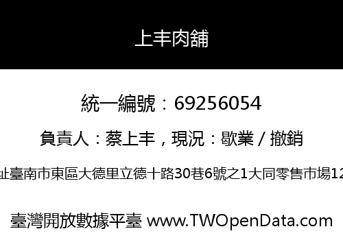 上丰肉舖