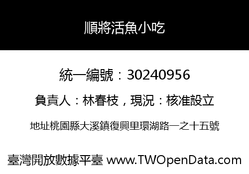 順將活魚小吃