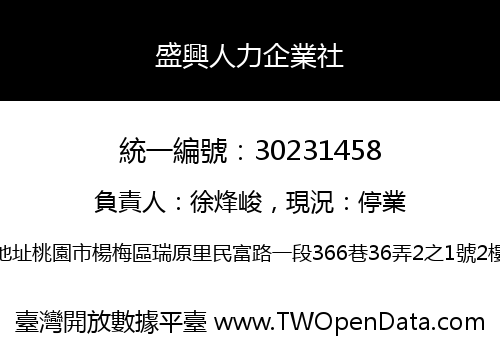 盛興人力企業社