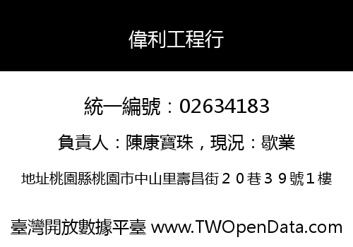偉利工程行