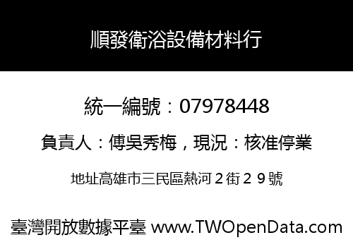 順發衛浴設備材料行