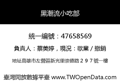 黑潮流小吃部