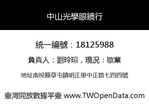 中山光學眼鏡行