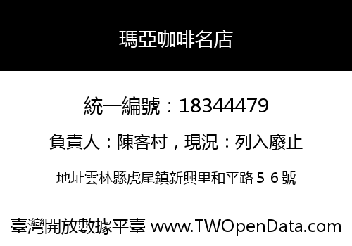 瑪亞咖啡名店