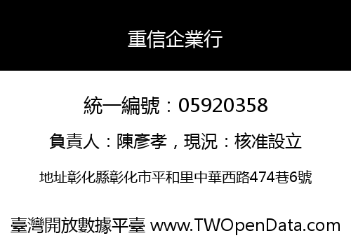 重信企業行