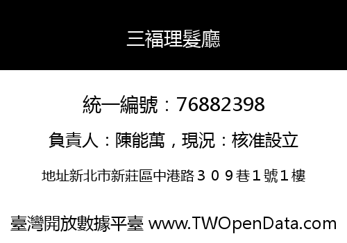 三褔理髮廳