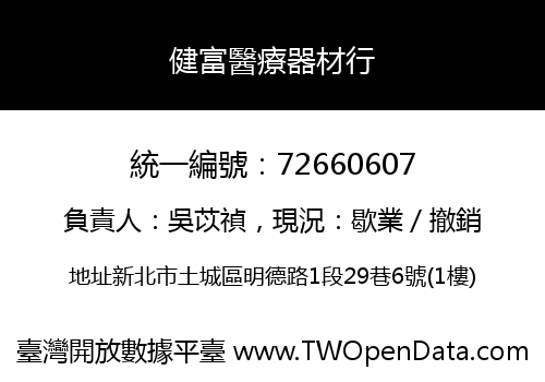 健富醫療器材行