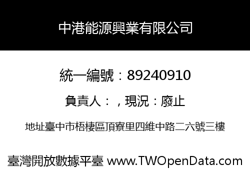 中港能源興業有限公司