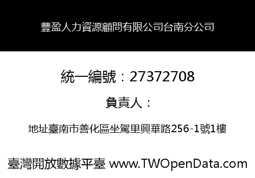 豐盈人力資源顧問有限公司台南分公司